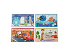 Disney Pixar Wooden Toys Puzzle Gift Set