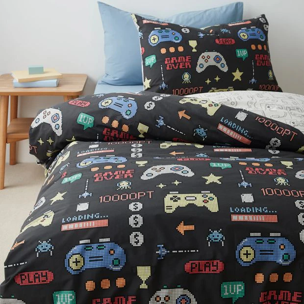 Target Felix Gaming Kids Quilt Cover Set