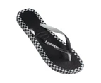 Havaianas Men's Checkmate Top Thongs - Black/White