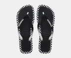 Havaianas Men's Checkmate Top Thongs - Black/White