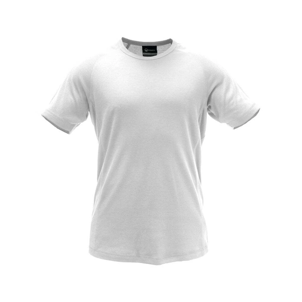 Domex Size L Thermalayer Unisex Short Sleeve Shirt White Outdoor Hiking Clothes