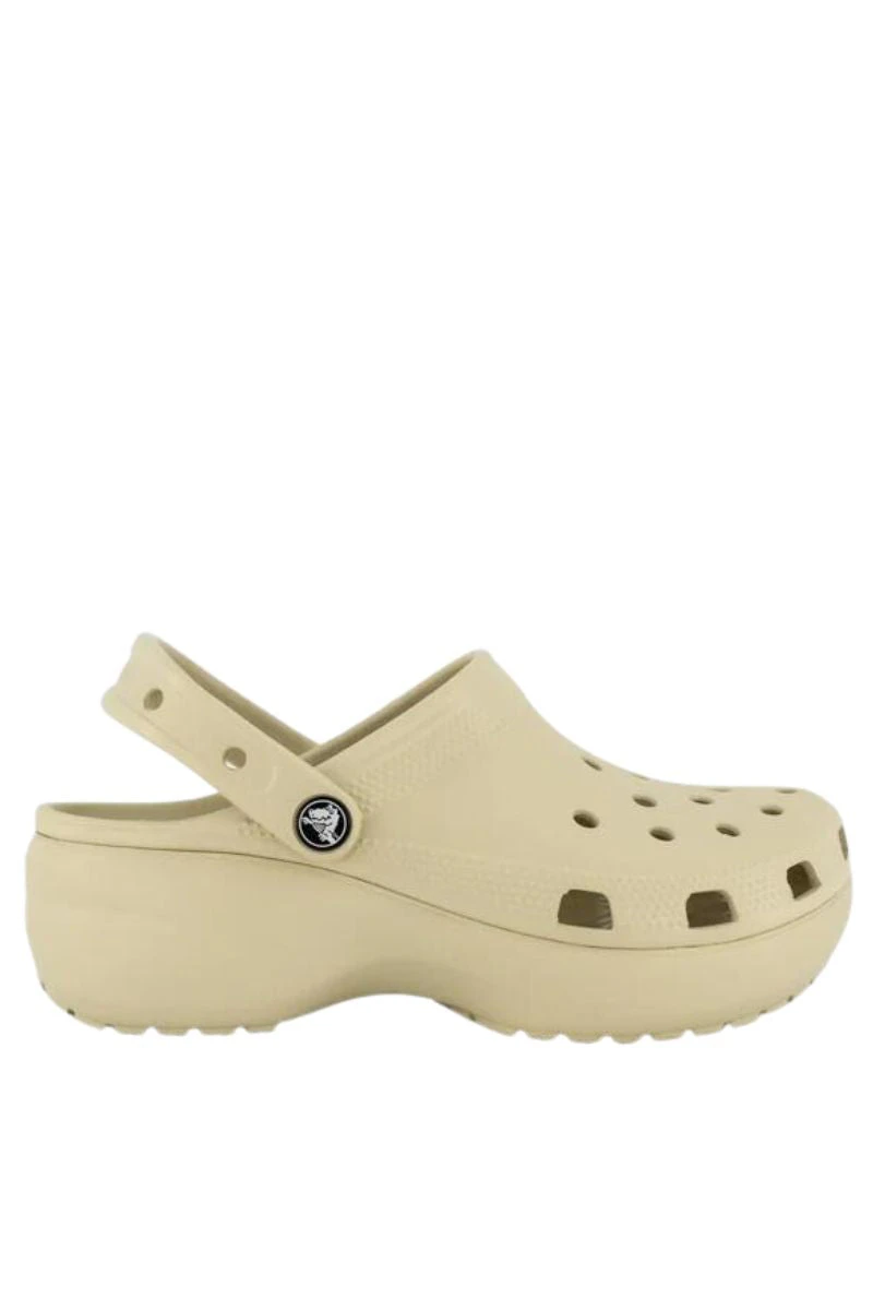 Crocs | Womens Classic Platform Clog (Bone) - W6