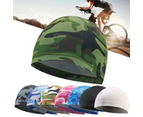 Outdoor Cycling Hat Windproof Motorcycle Bicycle Riding Cap Bike Skiing Dry Hat - Grey Camouflag