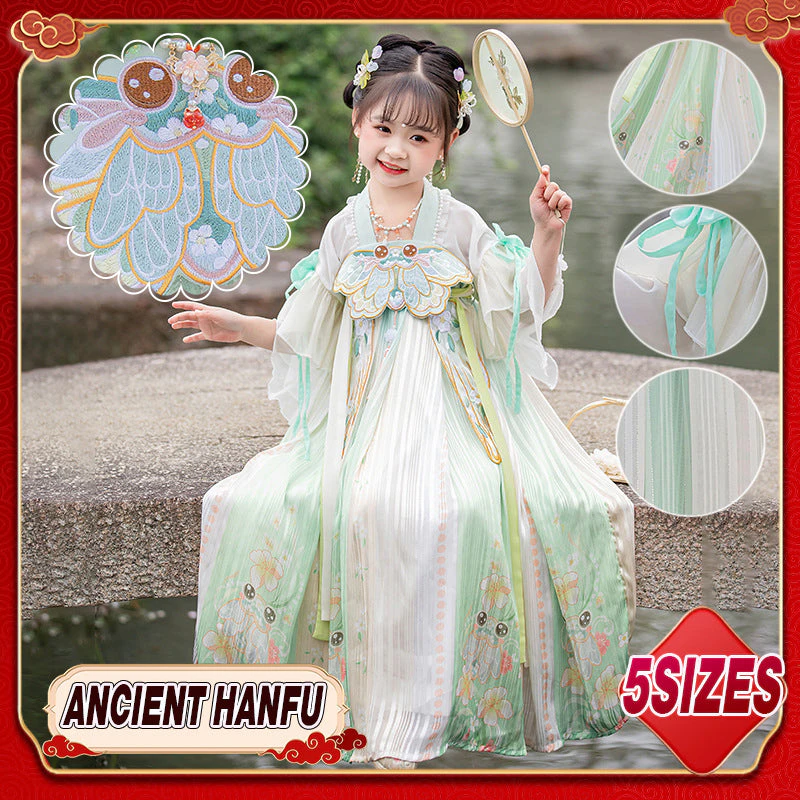 Beautiful Girls' Tang Dynasty Clothes Dress