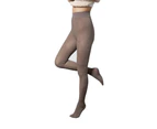 Womens Thermal Lined Translucent Pantyhose Winter Warm Fleece Tights Stockings