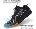 Barefoot Shoes for Men and Women, Healthy and Comfortable Barefoot Shoes for hiking,surfing,rafting,hiking rock,climbing.-black