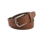 Mens Genuine Premium Full Grain Buffalo Leather Belt 35mm [Size: 36"]