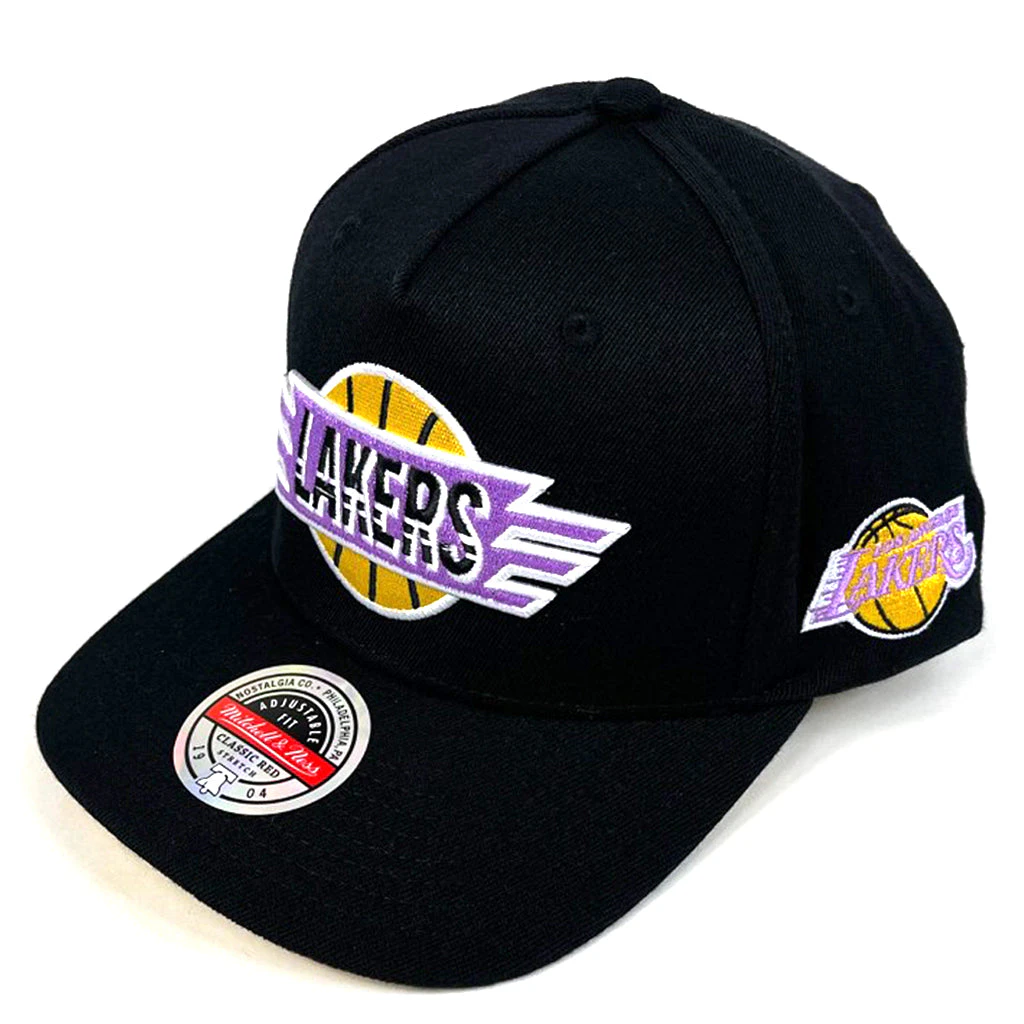 LA Lakers Hat Black Wings CL Snapback Mitchell & Ness