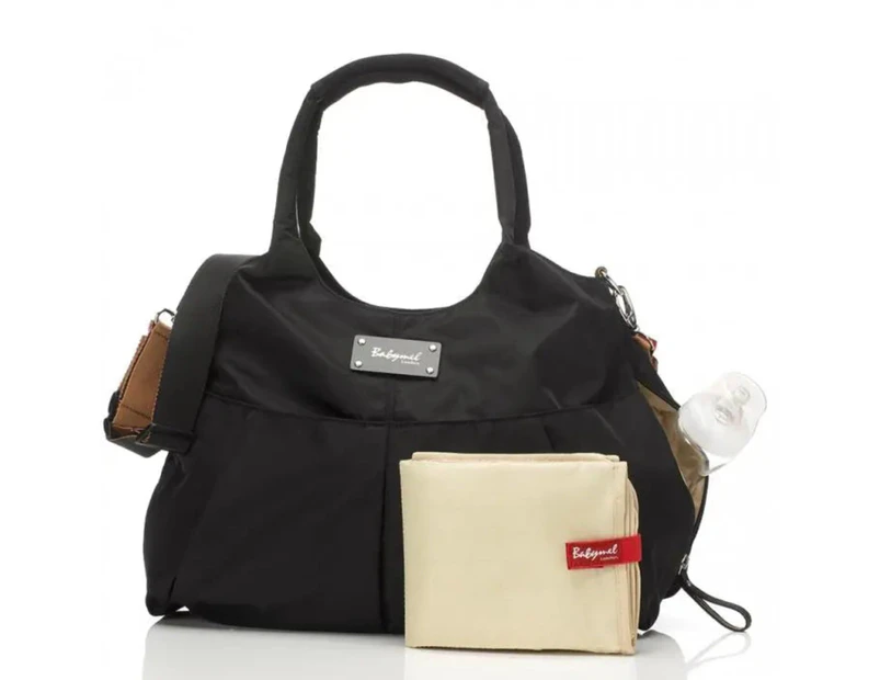 Babymel Zahra -  Black Nappy Bag for Baby