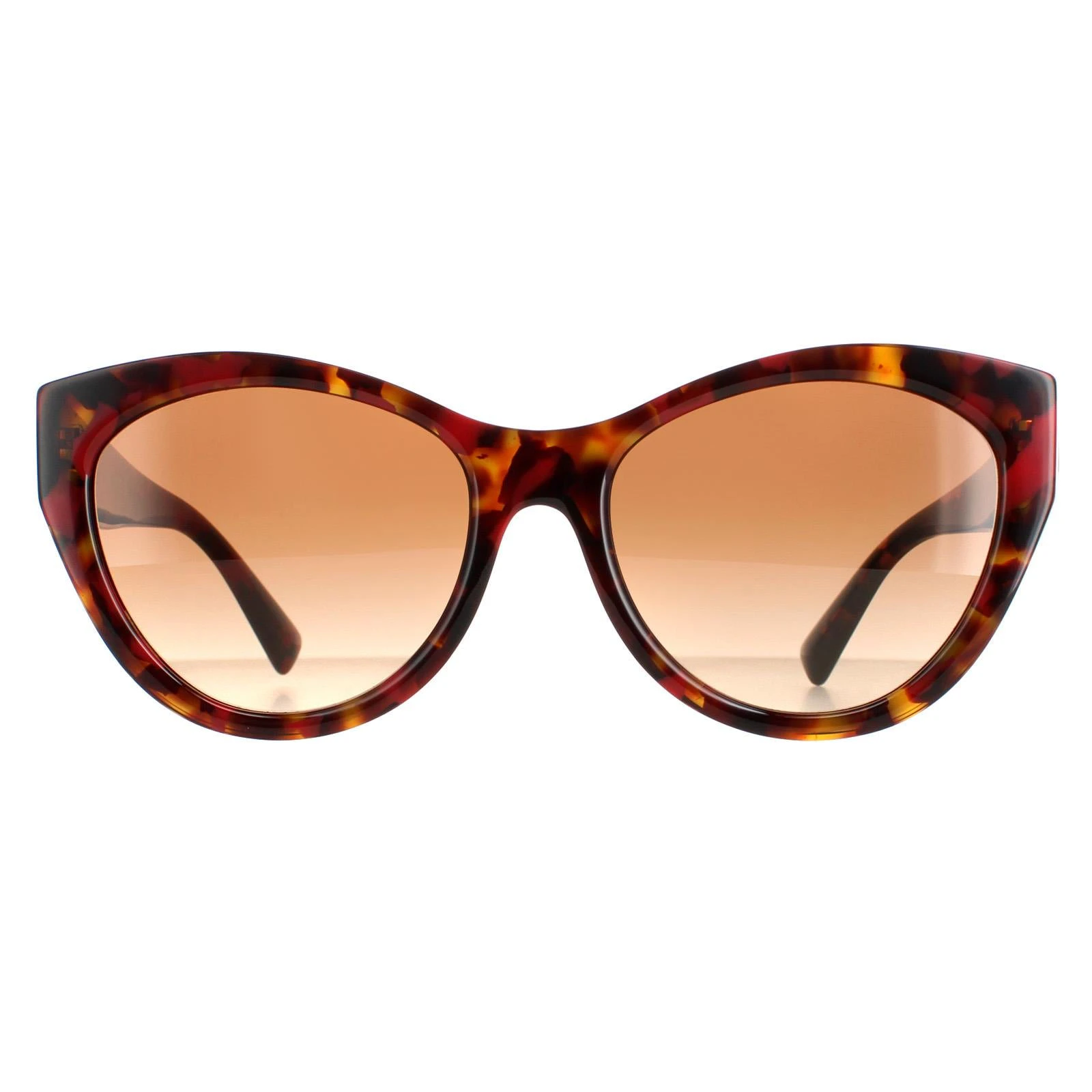 Valentino Sunglasses VA4109 519413 Red Havana Brown Gradient