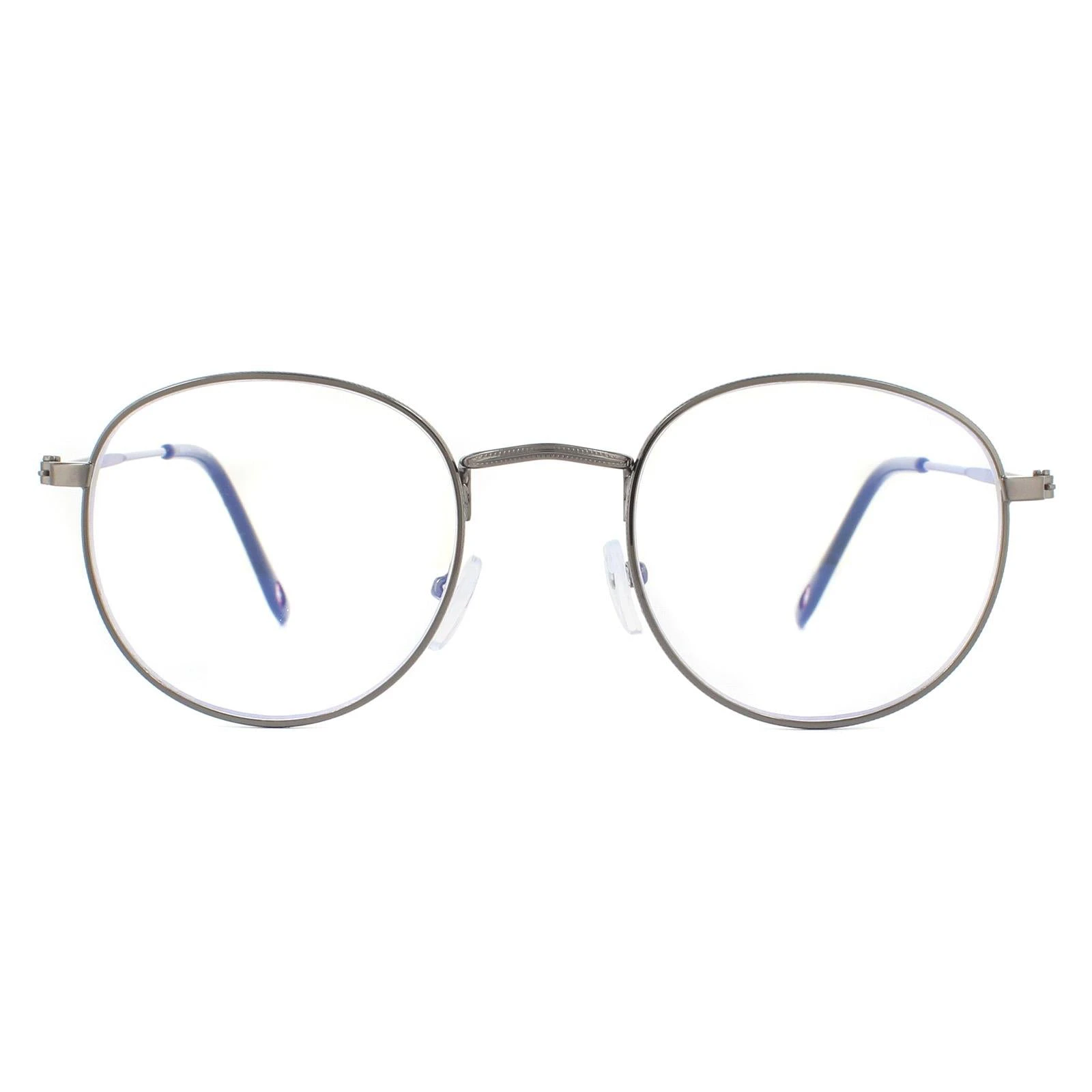 Montana Reading Glasses HBLF54 Gunmetal Grey Blue Light Block +1.00