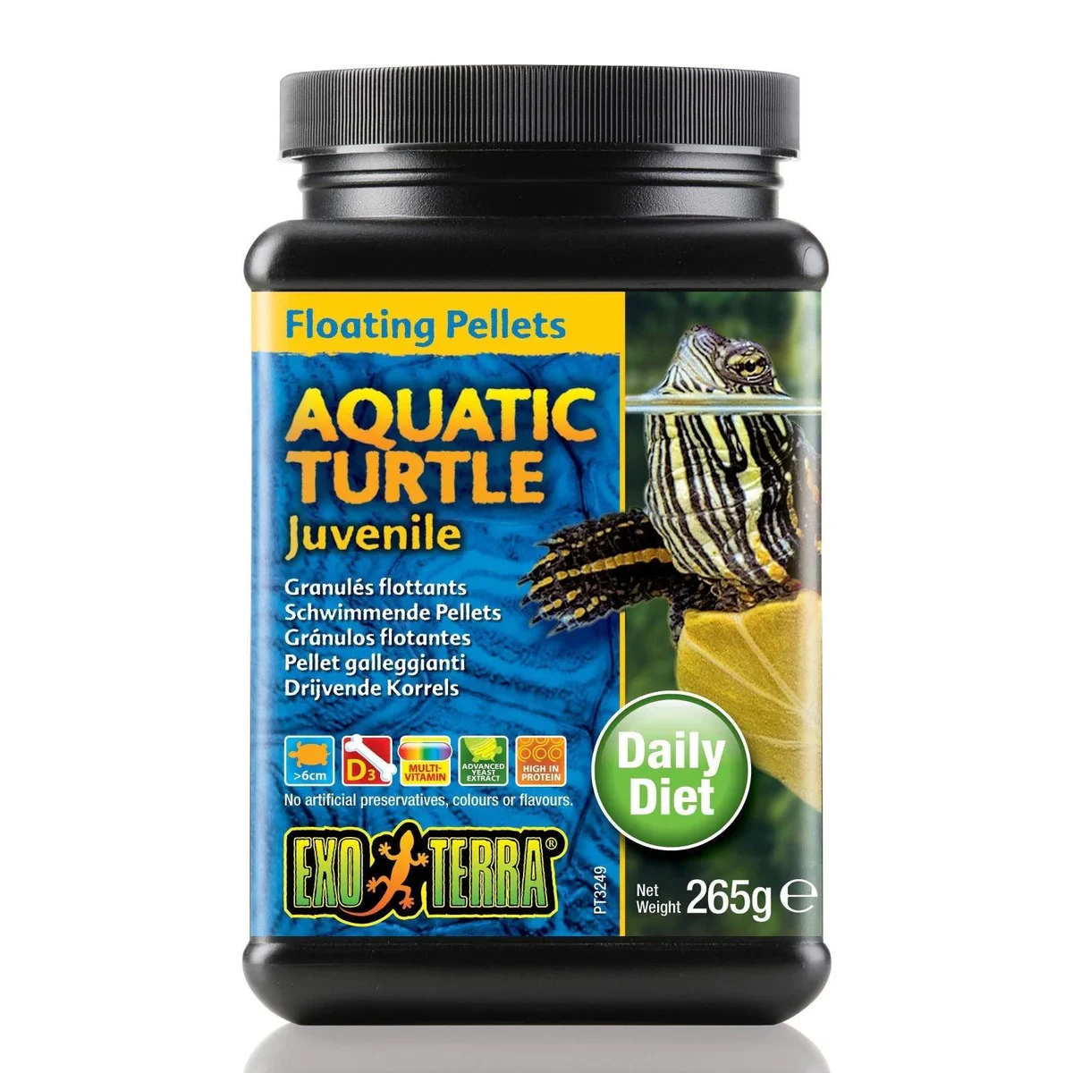 Exo Terra Juvenile Aquatic Turtle Pelleted Food 265g