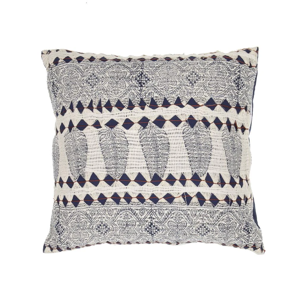 Monteray Cushion (White/Blue) - 45x10x45cm