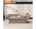 Pawz Pet Sofa Bed Raised Elevated Soft Lounge Couch Wooden Frame Heavy Duty