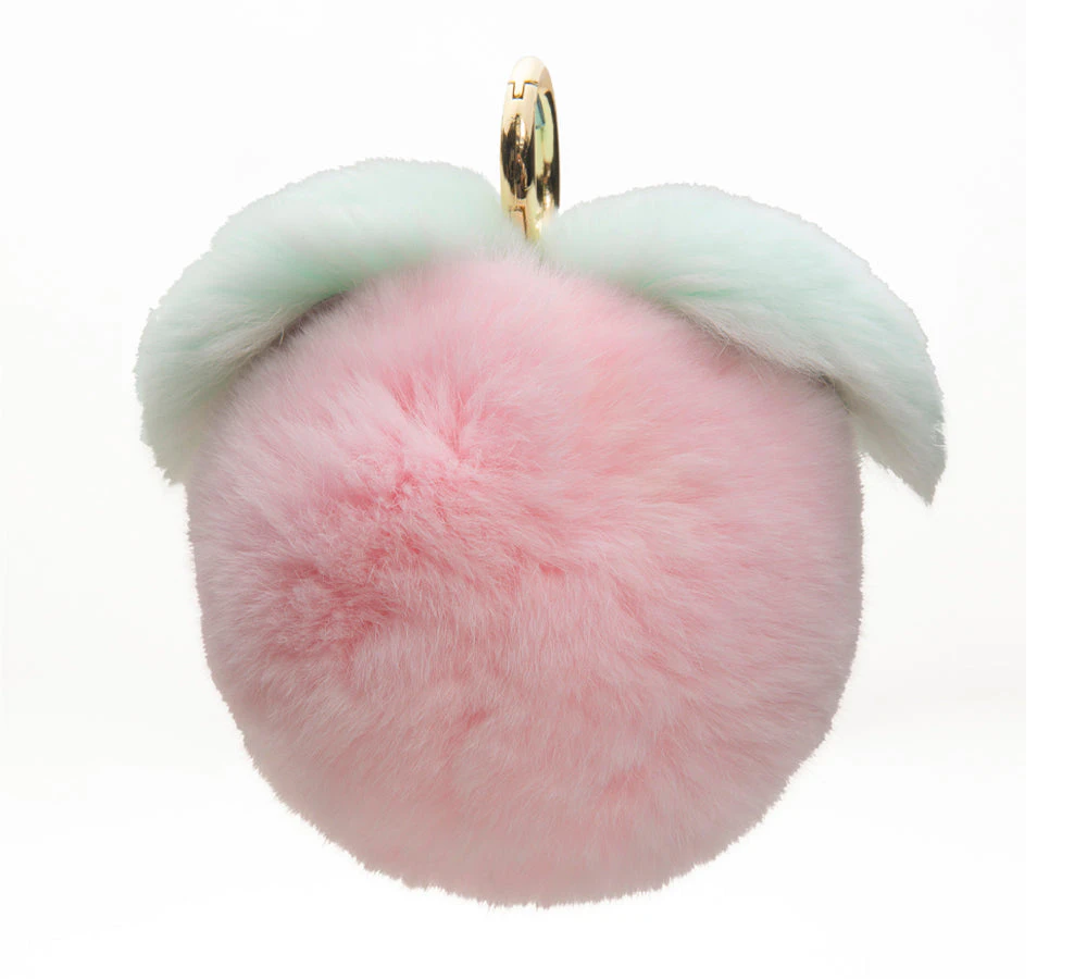 TARRAMARRA(R) Fluffy Peach Keyring - Light Pink