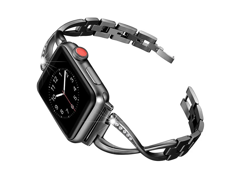 Band Compatible for Apple Watch Bands 38mm 42mm iwatch Bands for Women Jewelry Metal Wristband Strap,Bracelet Replacement