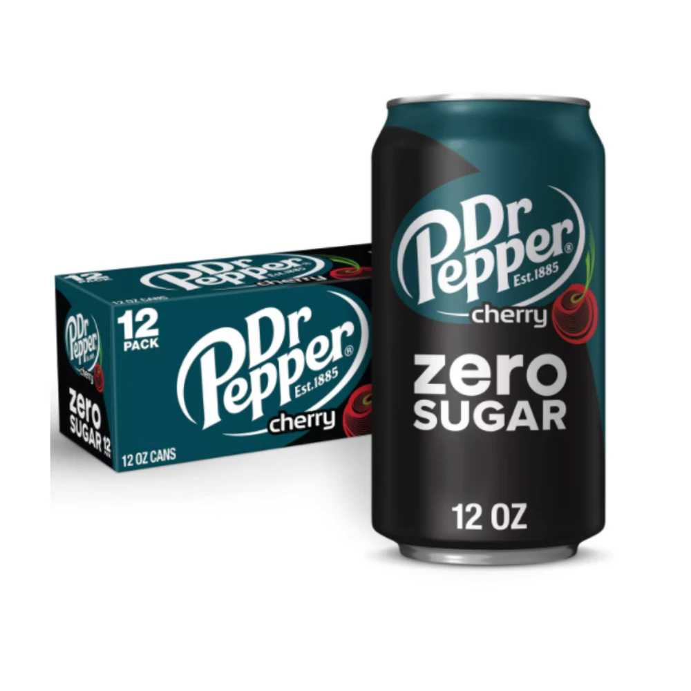 Dr Pepper Cherry Zero Sugar 355ml 12 Pack