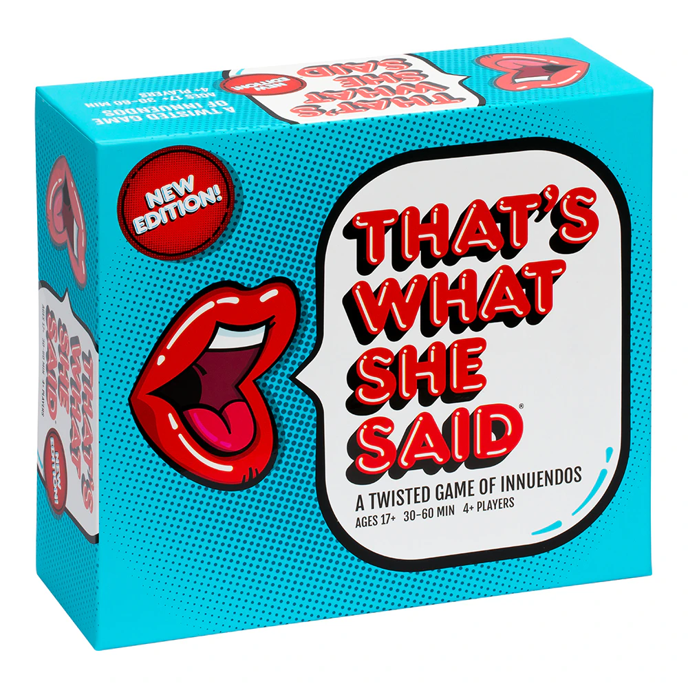 That's What She Said 2nd Edition Adult Interactive Party Card Game Set 17y+