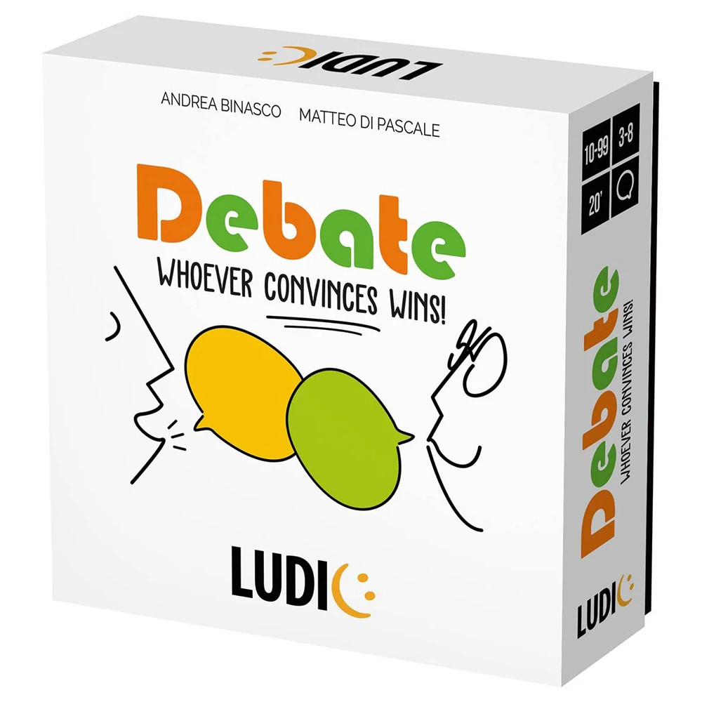 Ludic Debate Whoever Convinces Wins Card Game Kids/Children Family Play 10y+