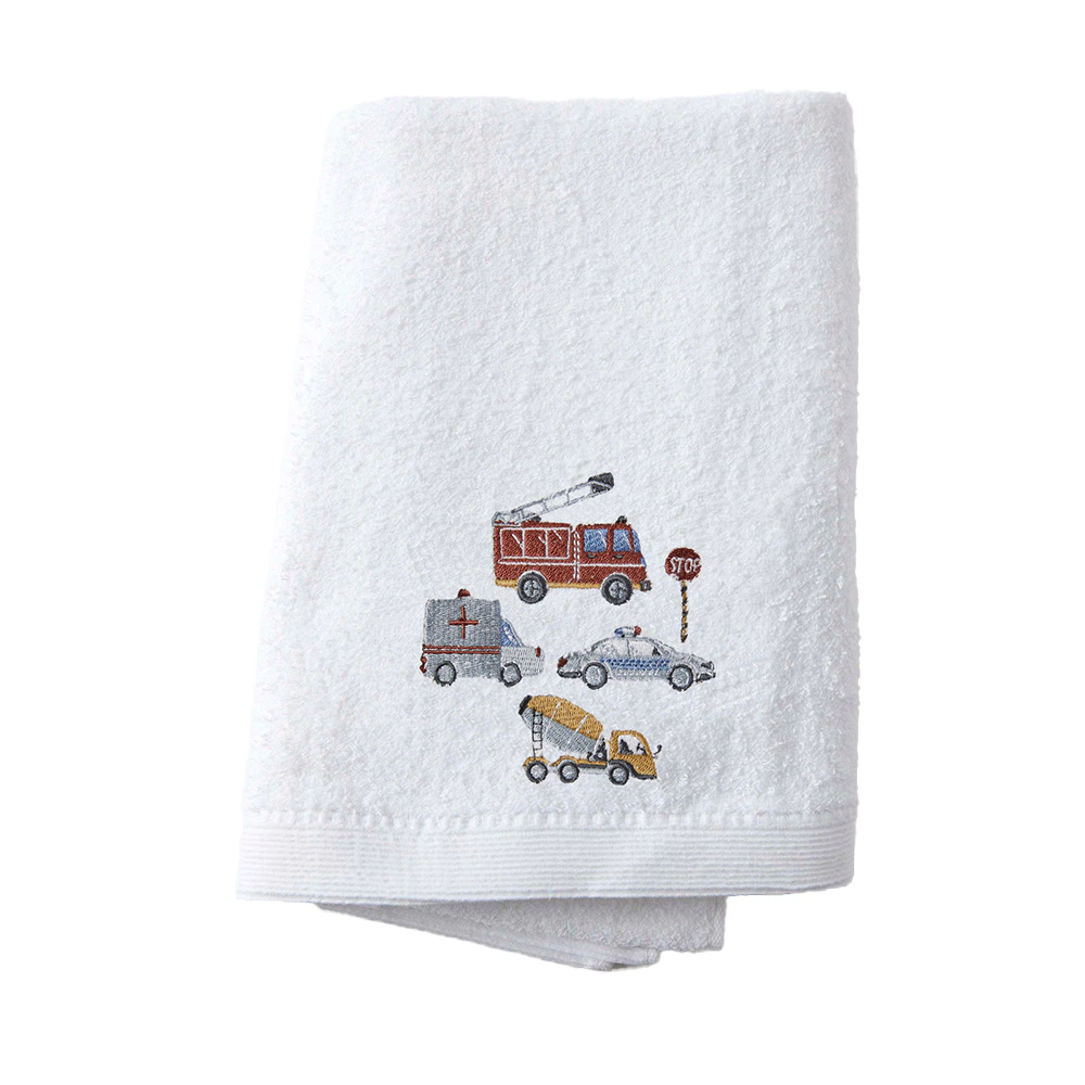 Jiggle & Giggle Transport Baby/Infant Cotton Embroidered Bath Towel 120x60cm 0y+