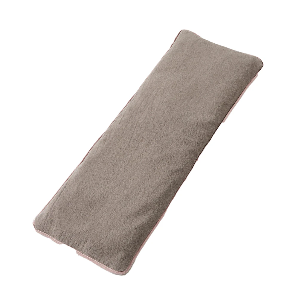 Pilbeam Living Abode 41cm Cotton Long Heat Pack Hot/Cold Fabric Bag Grey/Lilac