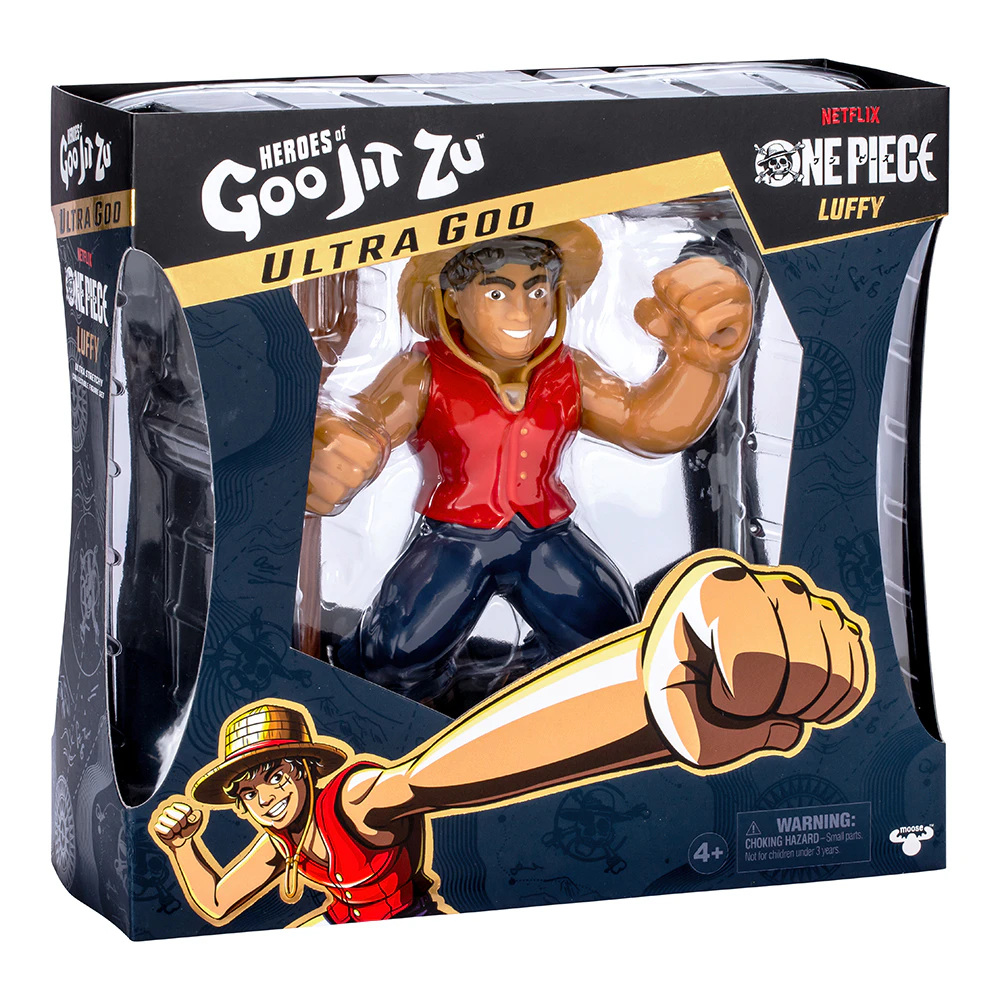 Heroes Of Goo Jit Zu Ultra Goo Hero Pack One Piece Luffy Mini Stretchy Toy 4y+