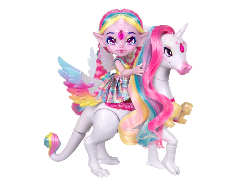 Magic Mixies Pixlings S2 Doll & Unicorn Pegasus Figure Playset Kids Toy 5y+