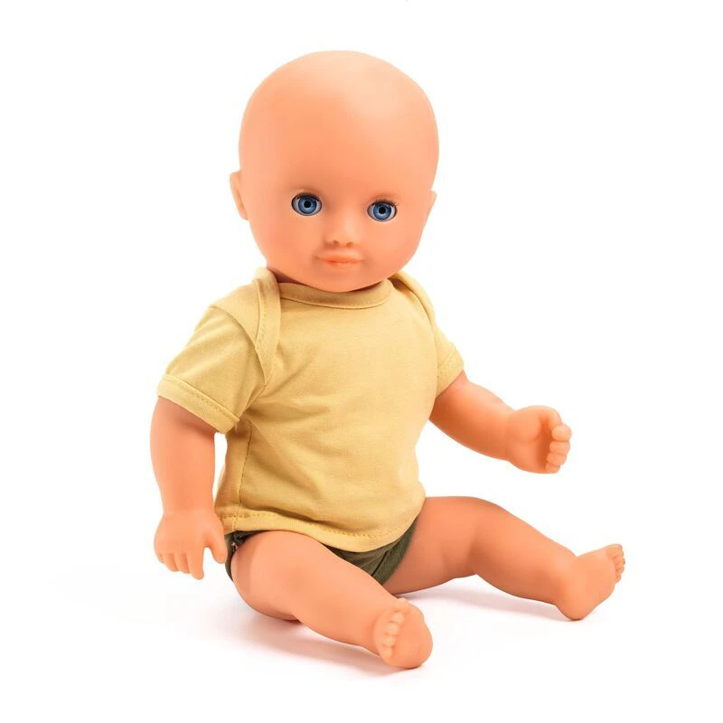 Djeco Baby Boy Olive Pomea 32cm Hard Body Doll Kids Fun Pretend Play Toy 18m+