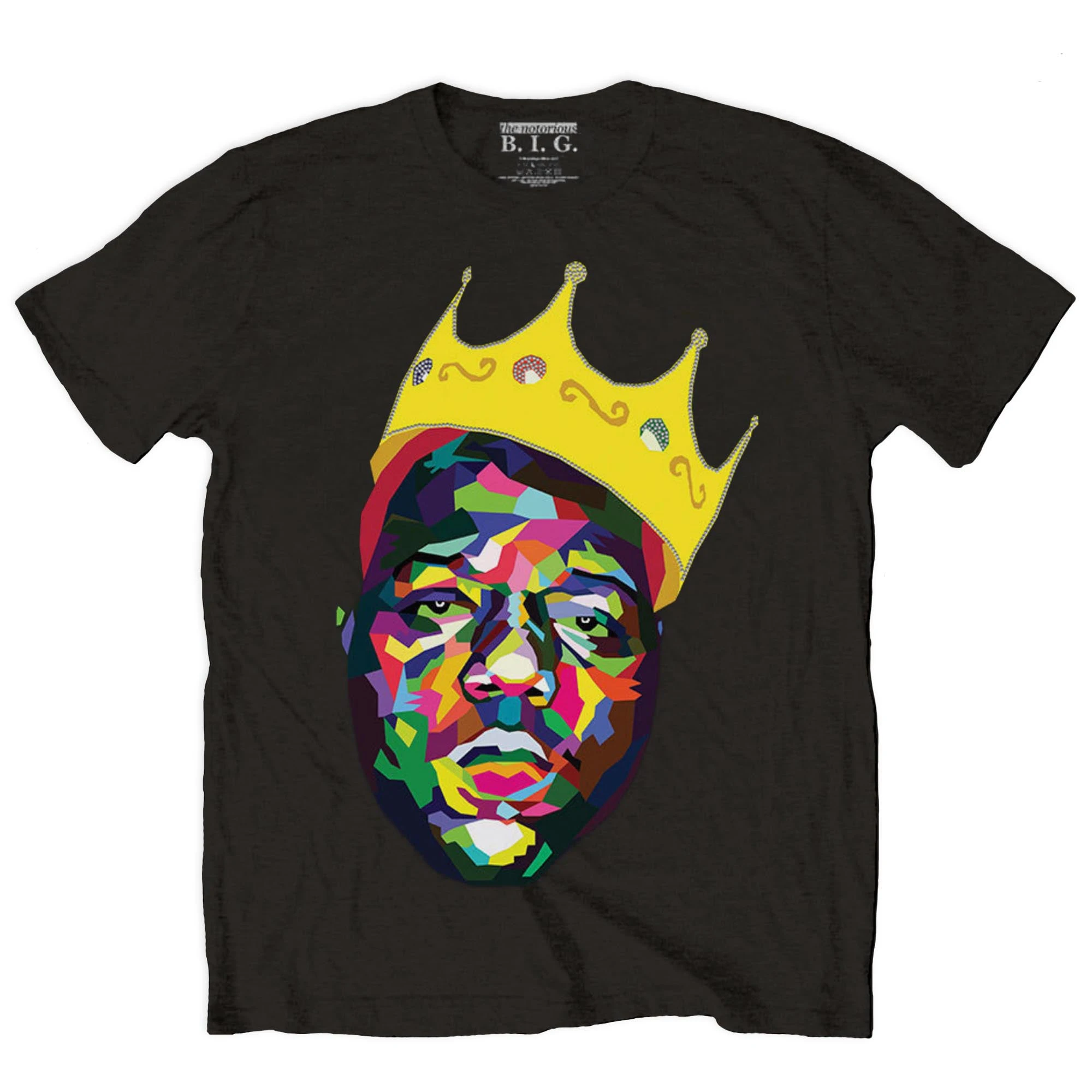 Biggie Smalls - Crown Men's Small T-Shirt - Black