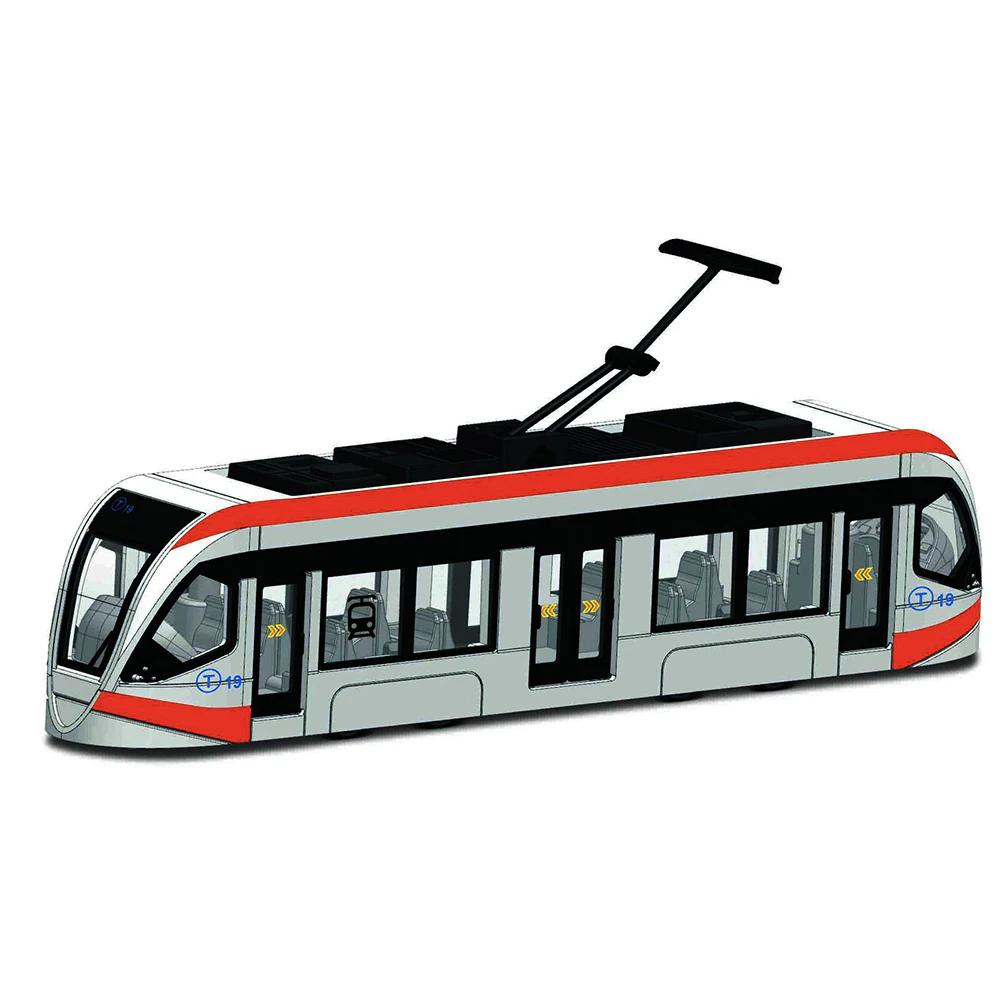 Maisto 19cm Intercity Tram Diecast Model Childrens Interactive Toy Assorted 3y+