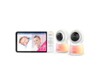 VTech 2-Camera 7 Inch Smart HD Video Baby Monitor With Remote Access 1080p