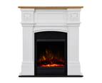 Dimplex 1500W/93cm Mini WindelSham Suite Electric Heater Fireplace w/Flame White