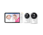 VTech 2-Camera 7 Inch HD Pan & Tilt Video Baby Monitor With Remote Access 720p