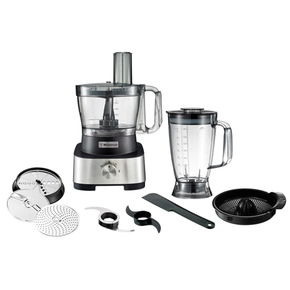 Westinghouse WHFPR01SS XL 3.5L Food Processor/Blender BLK/Stainless Steel 1000W