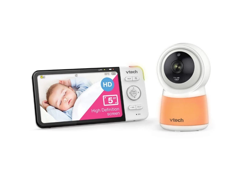 VTech 5 Inch Smart HD Video Baby Camera Monitor With Remote Access 1080p