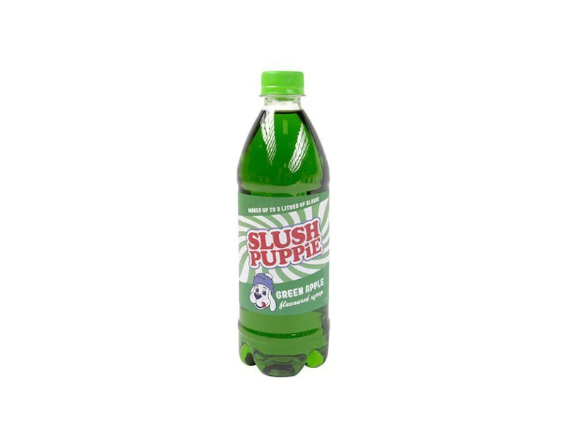 Fizz Creations Slush Puppie 500ml Slushie/Smoothie Syrup Green Apple Flavour