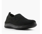 Womens Bellissimo Laken Black Slip On Sneaker Shoes Synthetic - Black