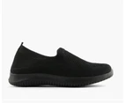 Womens Bellissimo Laken Black Slip On Sneaker Shoes Synthetic - Black