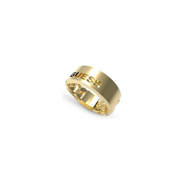 Radiant Gold Plated Stainless Steel Ring By Guess Jewels