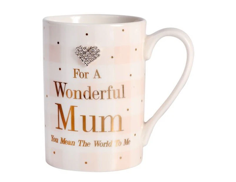 Gibson Gifts Mug Mad Dots - Wonderful Mum, Gifts for Mum, Gift Mug 37041