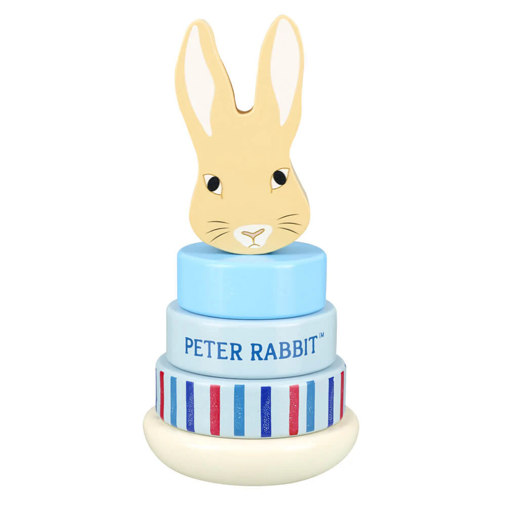 Beatrix Potter Stacking Ring Peter Rabbit Wooden Toys, Jasnor BPOTT12399