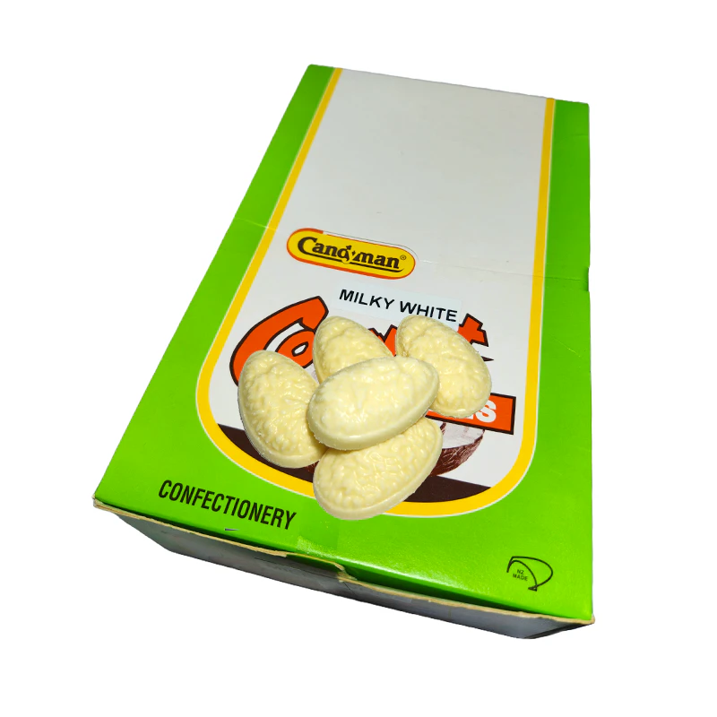 White Chocolate Cocnut Halves 168pcs