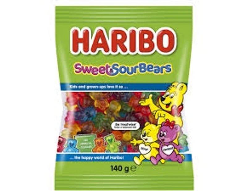 Haribo Sweet & Sour Bears 140g