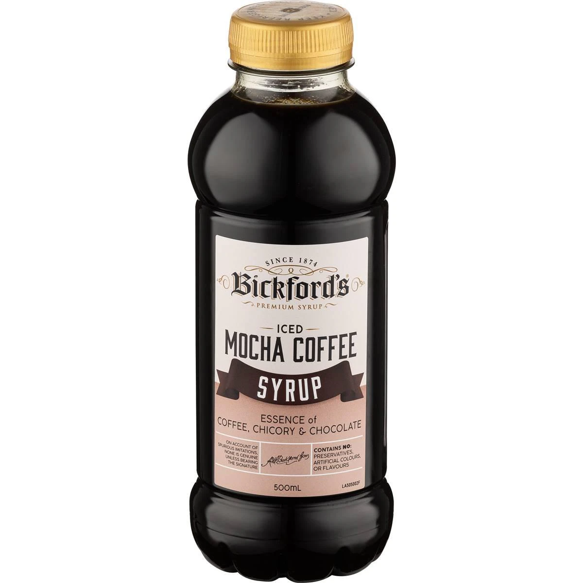 Bickfords Iced Mocha Coffee Syrup 500ml