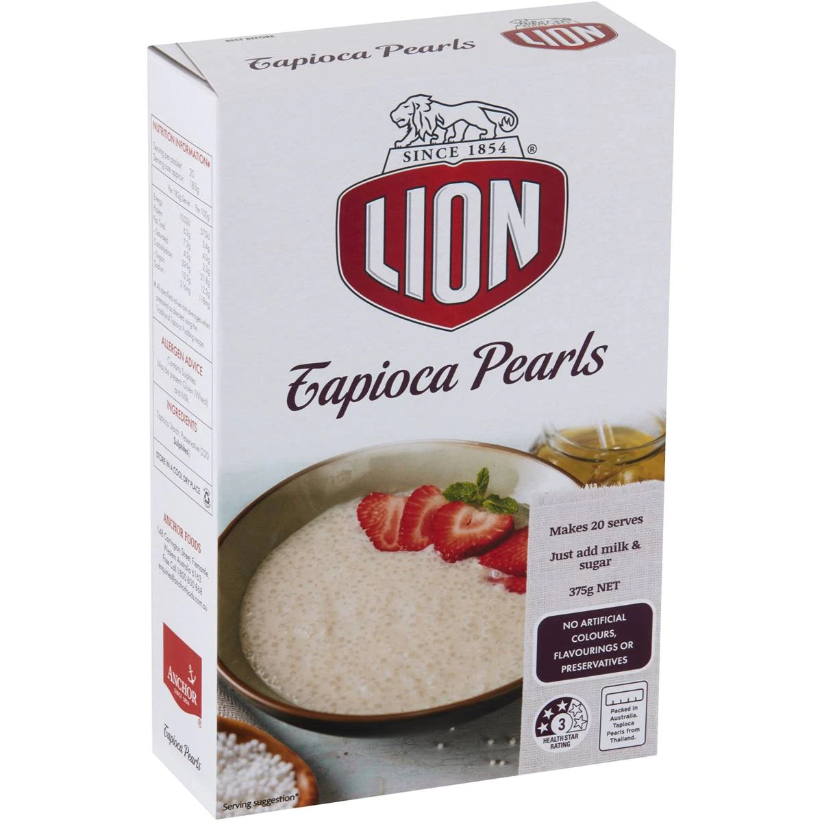 Lion Tapioca Pearls 375g