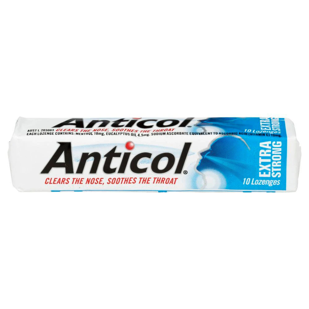 Anticol Extra Strong Throat Lozenges 10 Pieces X 36 Pack