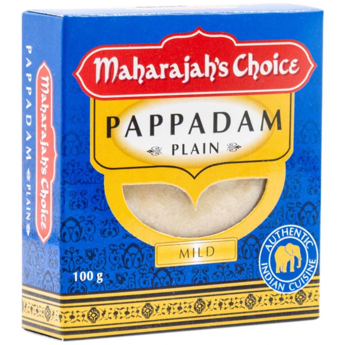 Maharajahs Choice Plain Pappadams 100g