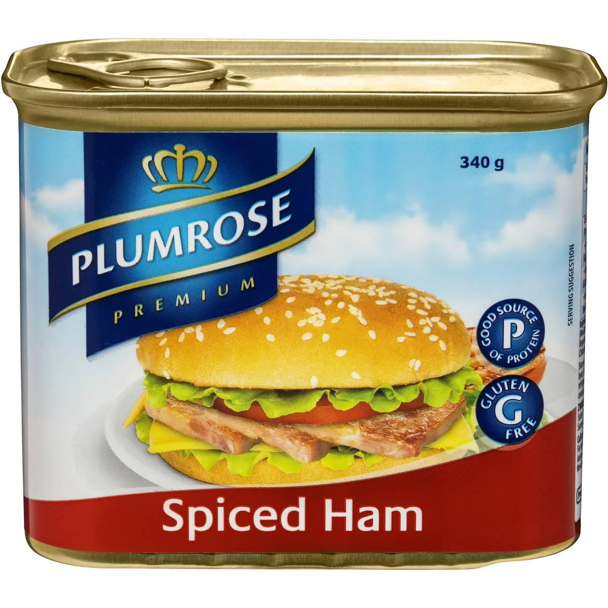 Plumrose Premium Spiced Ham Tin 340g