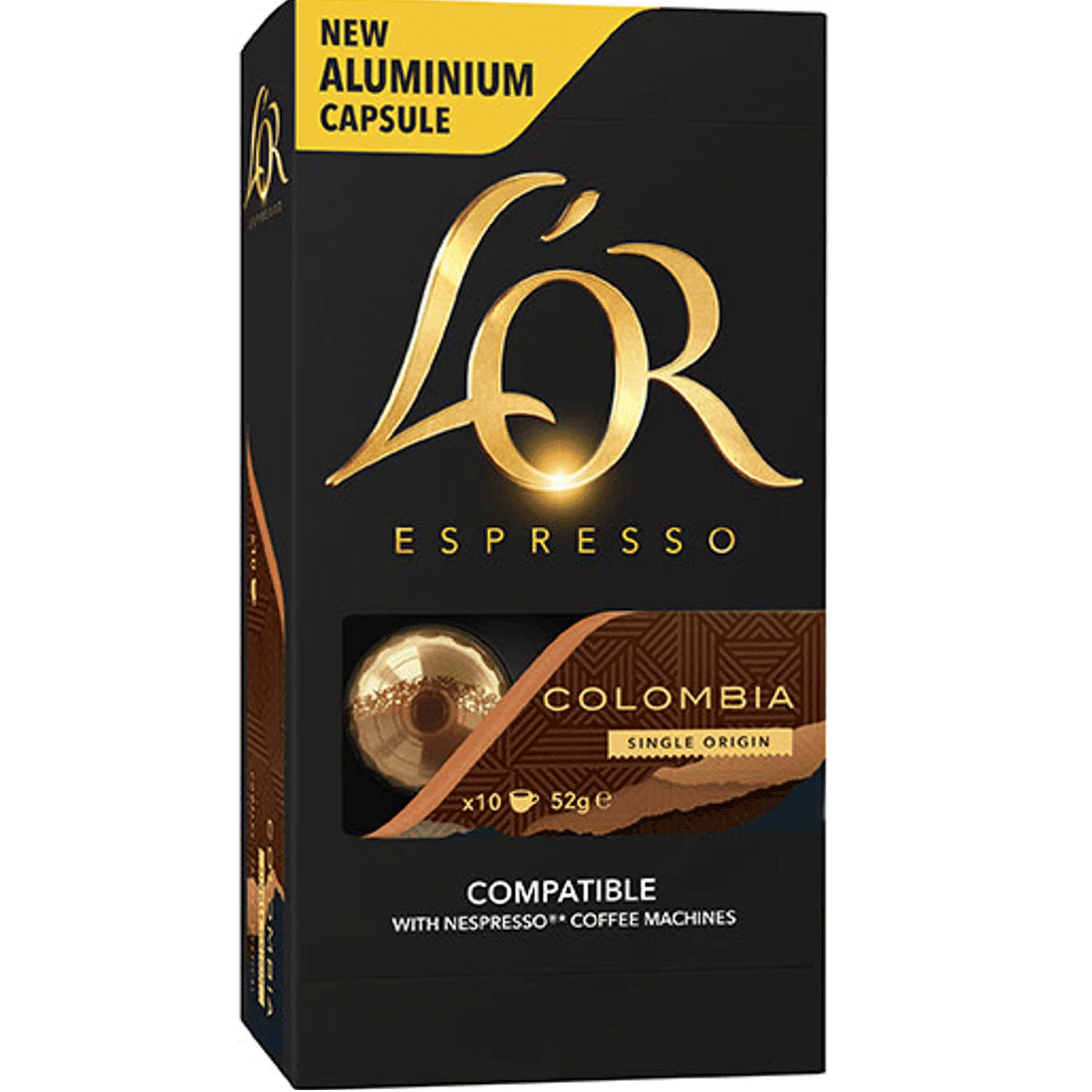 L'or Espresso Coffee Pods Colombia Box 100 Nespresso Machine Compatible