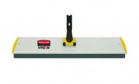 Rubbermaid Hygen Q570 Squeegee Frame Quick-Connect - Silver / Black 61.3Cm L X 11.4Cm W X 3.8Cm H